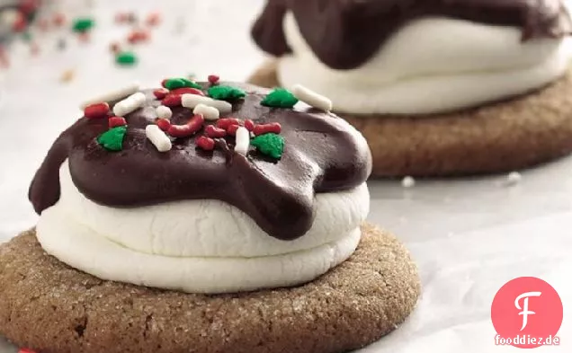 Fudge-Malve Gekrönt Cookies