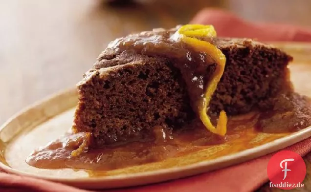 Lebkuchen-Orangen-Pudding-Kuchen