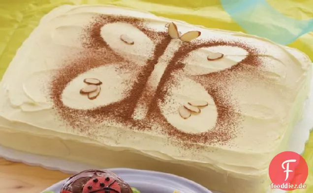 Schmetterling Schablone Kuchen
