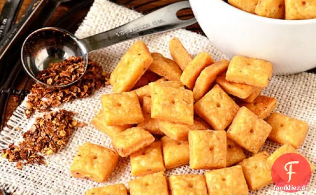 Hausgemachte Käsecracker