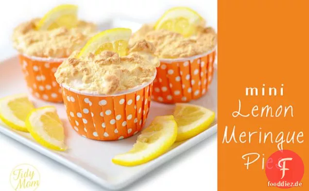 Mini Zitrone Baiser Kuchen