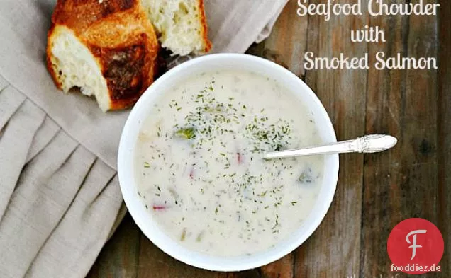 Geräucherter Lachs Chowder