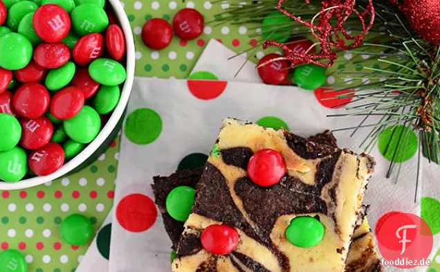 Marmorierte Käsekuchen-Brownies