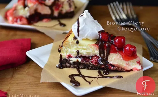Brownie Kirsche Käsekuchen