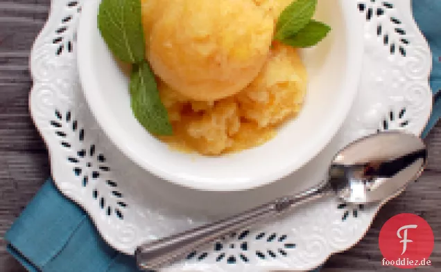 Banane Ananas italienisches Eis