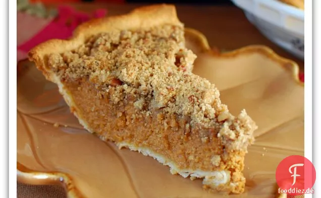 Apfel-Butter-Kürbiskuchen mit Streusel-Topping