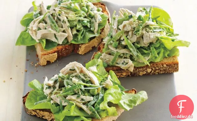 Drei-Erbsen-Hühnersalat