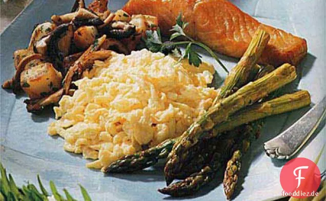 Home Pommes mit wilden Pilzen