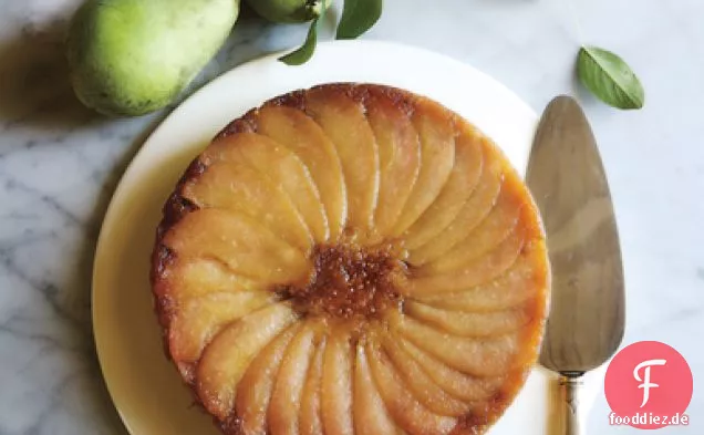 Birne Upside-Down-Kuchen
