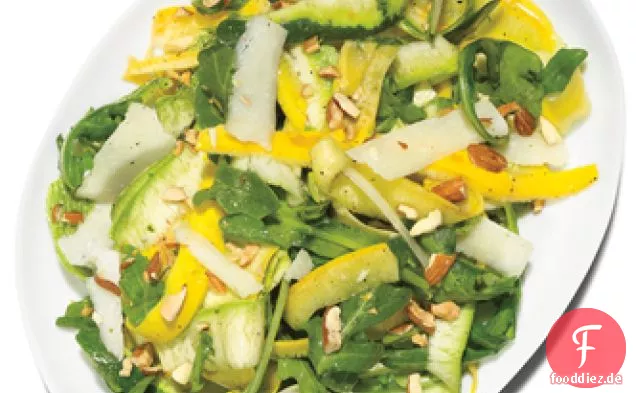 Rasierter Sommer-Squash-Salat