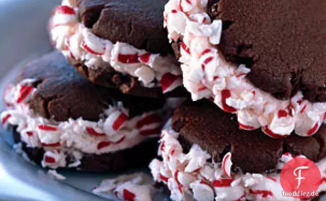 Schokolade Candy Cane Cookies