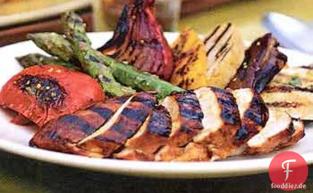 Orange-Melasse gegrilltes Huhn