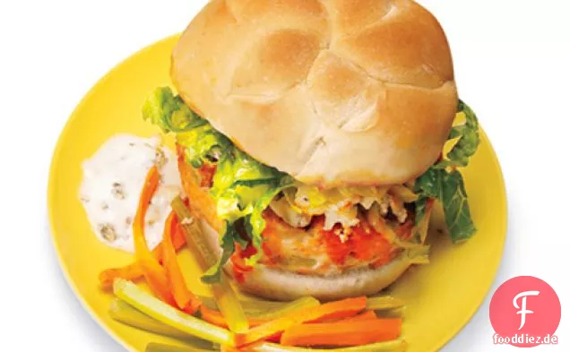 Büffel Huhn Burger