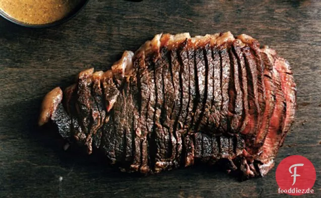 Top-Butt-Steak mit Whisky-Senf-Sauce