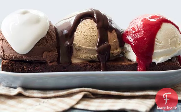 Der ultimative Brownie-Eisbecher