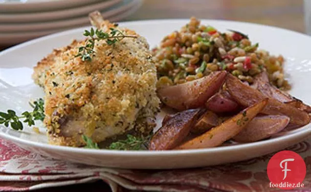 Panko - und Senf-Kruste Kaninchen