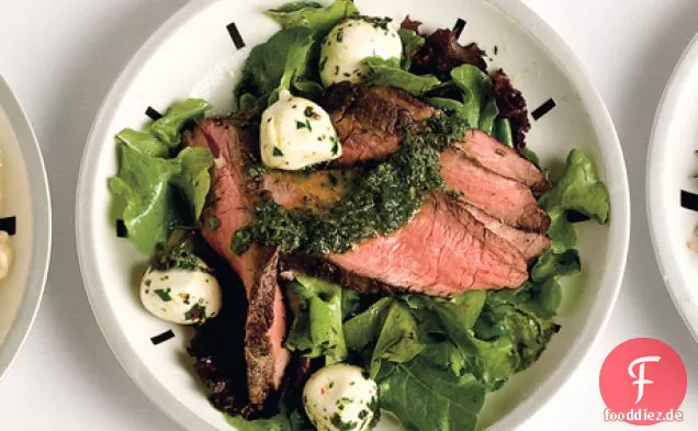 Flank Steak Salat mit Chimichurri-Dressing