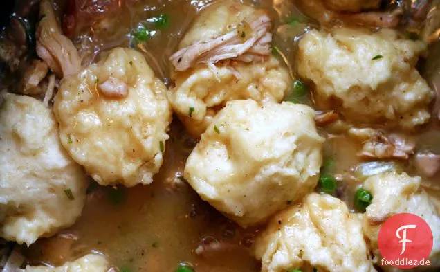 Huhn und Knödel
