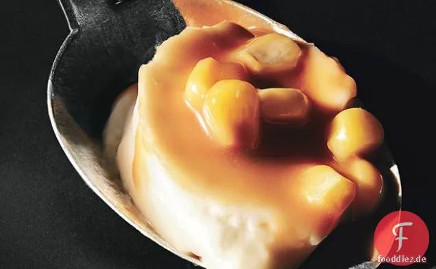 Corn Panna Cotta mit Dulce de Leche