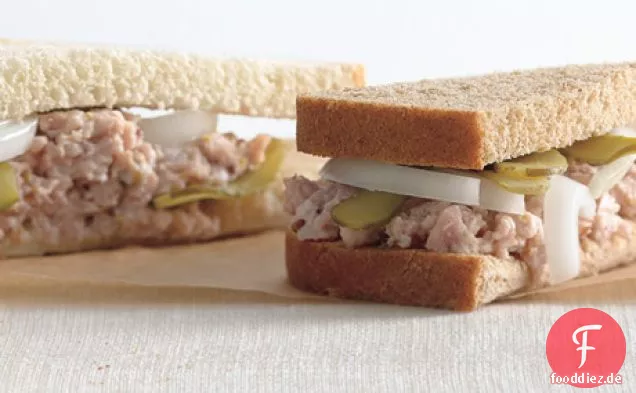 Teuflische Schinken-Gurken-Sandwiches