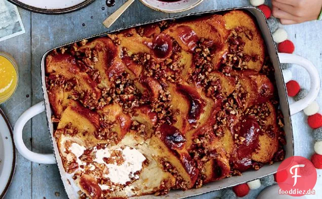 Gebackener French Toast mit Pecan Crumble