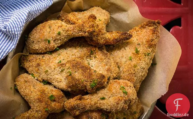 Knuspriges ofengebratenes Huhn