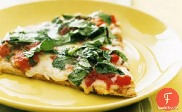 Margherita Pizza mit Rucola