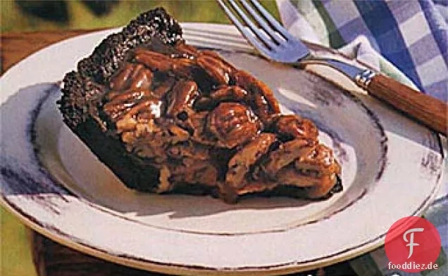 Pekannuss, Karamell und Fudge Pie