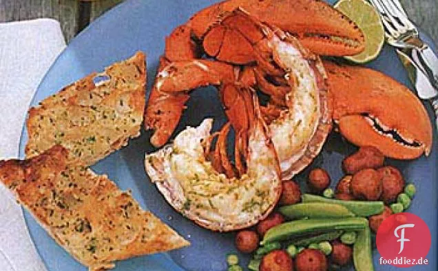 Gegrillte Petersilie-Butterbrot