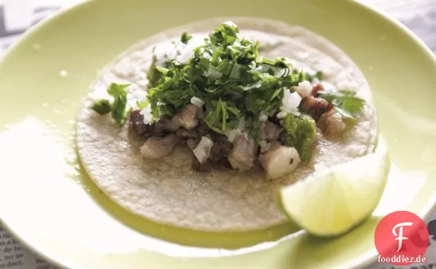 Rindfleisch Wange Tacos
