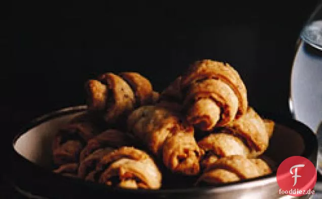 Haselnuss-und Olivenöl Rugelach