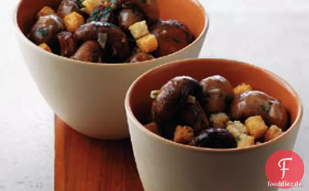 Pilze mit Knoblauchbutter