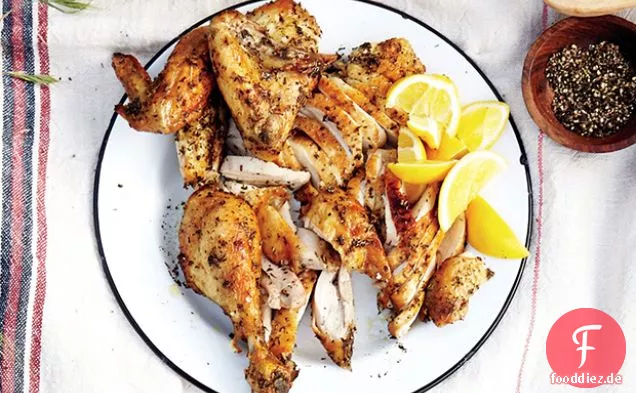 Gebratenes provenzalisches Huhn