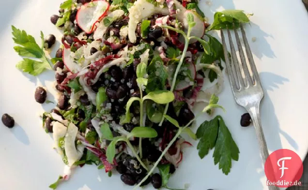 Minty Black Bean-Salat Für Eine Menschenmenge
