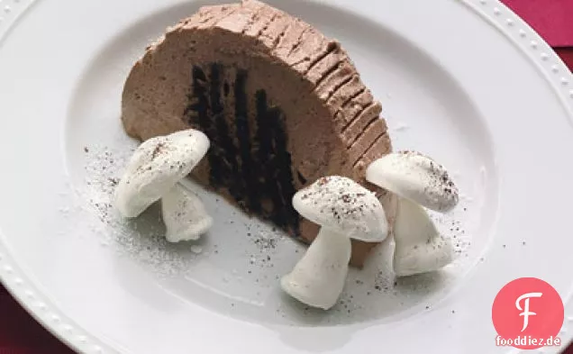 Super-Schnelle Mokka Yule Log