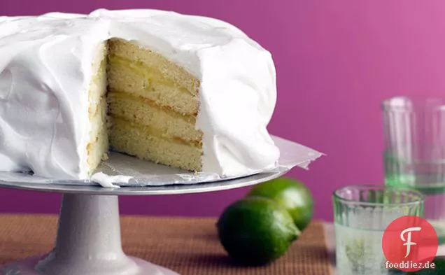 Key Lime Baiser Kuchen