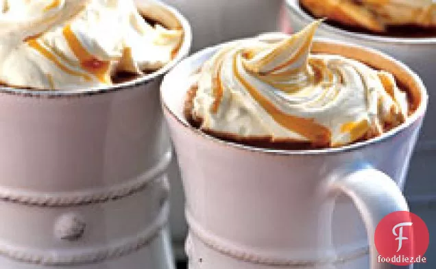 Karamell-Swirl Heiße Schokolade