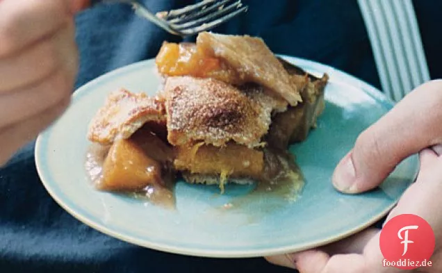 Honig-Karamell-Pfirsichkuchen