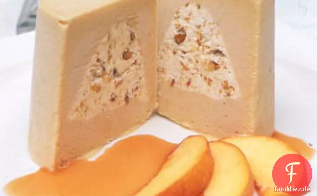 Pfirsich-Pralinen-Bombes mit Pfirsich-Sirup