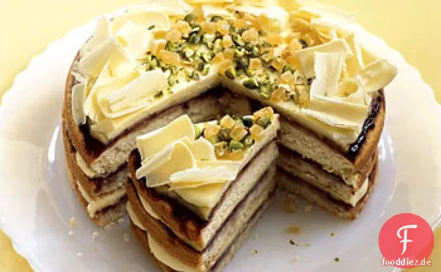 Zitronen-Ingwer-Kuchen mit Pistazien