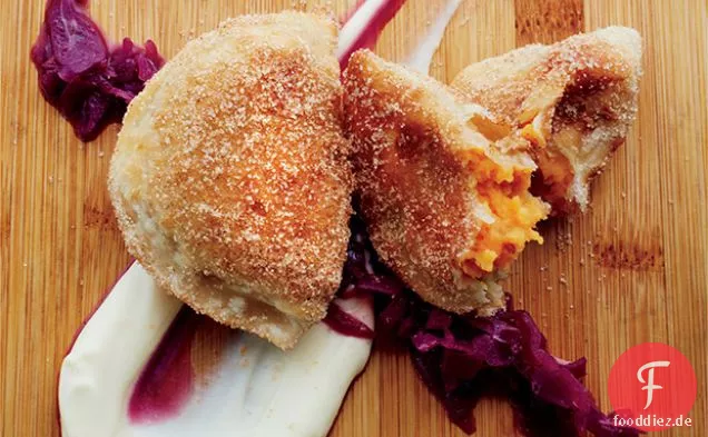 Süßkartoffel-Umsätze mit Süßem Kraut