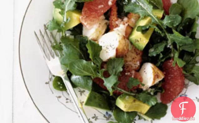 Hummer-, Avocado- und Grapefruitsalat