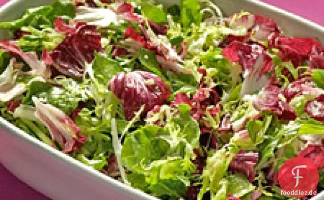 Gemischter Grüner Salat Mit Zitrus-Dressing