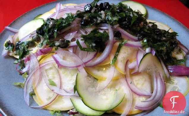 Sizilianische Kürbis-Carpaccio