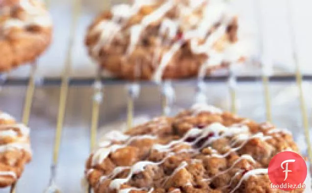 Triple-Schokolade-Cranberry-Haferflocken-Cookies