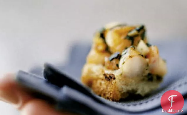 Gebackene Garnelen Toast