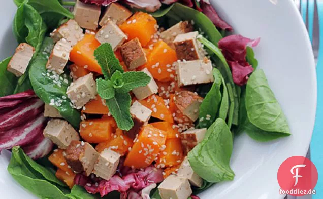 Kürbis, Tofu Und Minze