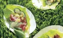Artischocken-Rindfleisch-Salat-Wraps