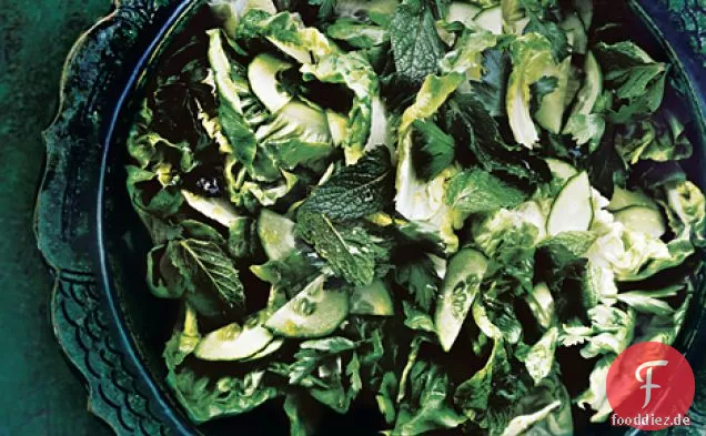 Bibb Salat, Petersilie und Minze-Salat