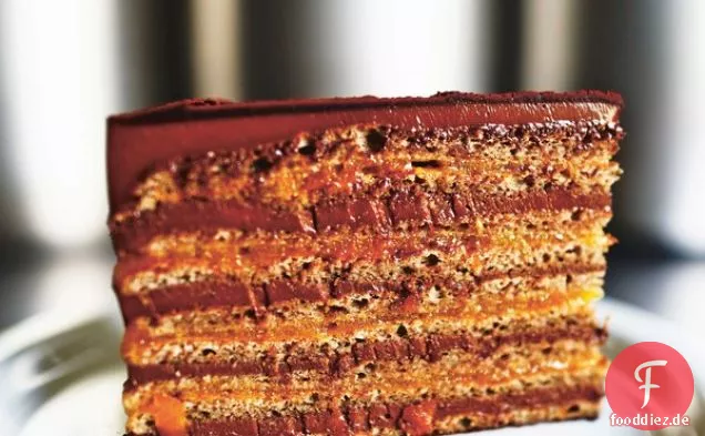 Buchweizen, Bergamotte & Blut Orange Chiffon Kuchen
